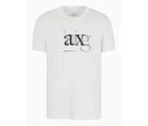 OFFICIAL STORE T-shirt Slim Fit In Jersey Con Stampa Sigle