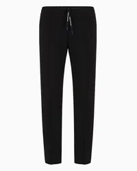 Armani Exchange OFFICIAL STORE Pantaloni Chino In Gabardine Nero