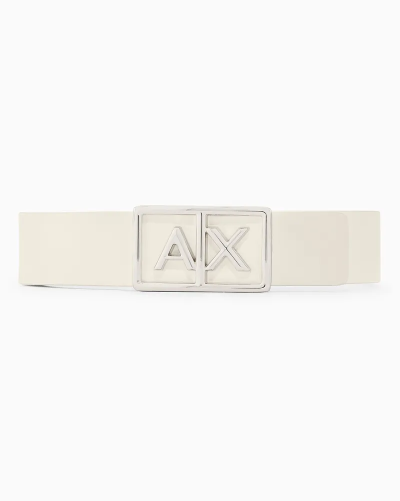 Armani Exchange Cintura in tessuto tecnico Bianco