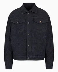 Armani Exchange OFFICIAL STORE Giacca In Denim In Cotone Organico E Canapa Asv Blu