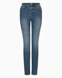 Armani Exchange OFFICIAL STORE Jeans Gamba Dritta Blu