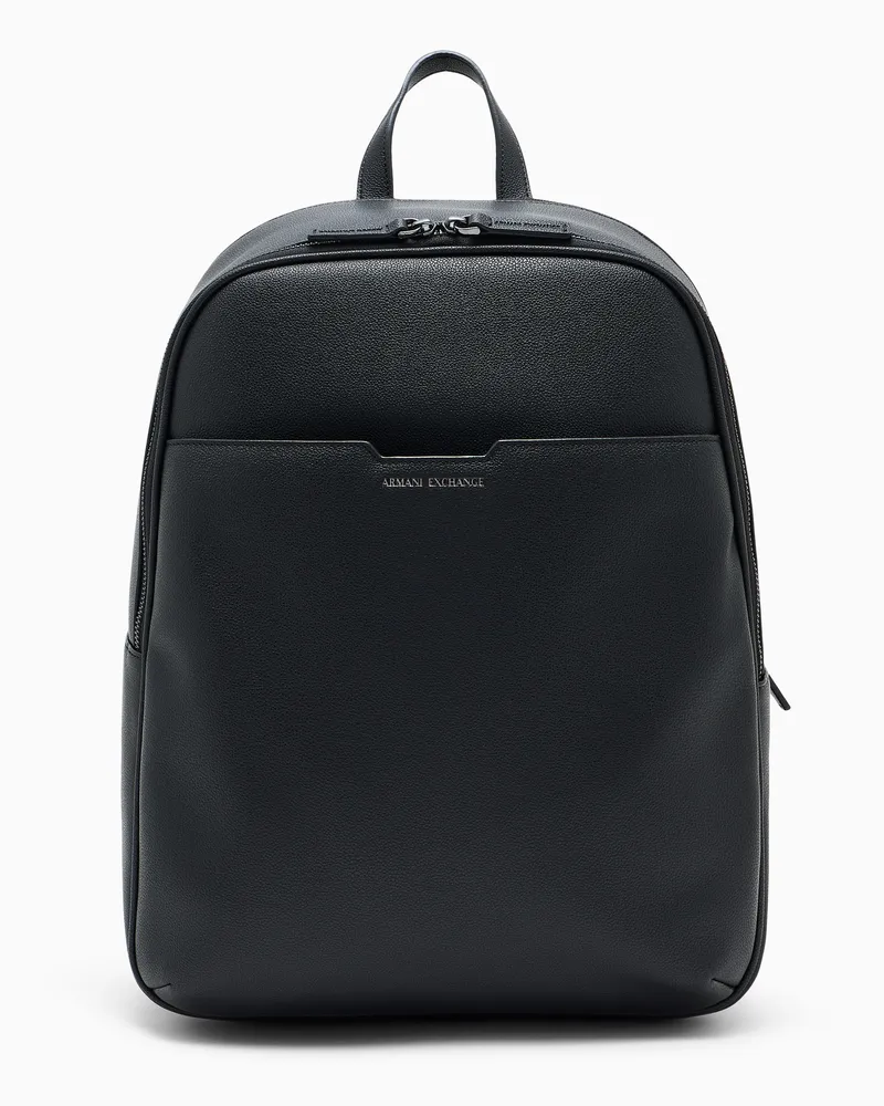 Armani Exchange Zaino in tessuto tecnico Nero
