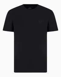 Armani Exchange OFFICIAL STORE T-shirt Regular Fit In Jersey Blu