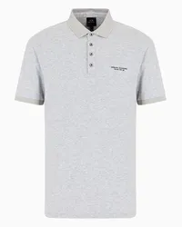 Armani Exchange OFFICIAL STORE Polo In Jersey Milano/new York Grigio