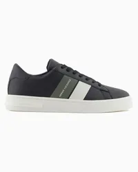 Armani Exchange OFFICIAL STORE Sneakers Con Bande Laterali A Contrasto Nero