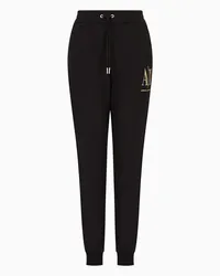 Armani Exchange OFFICIAL STORE Pantaloni Jogger In French Terry Icon Project Nero