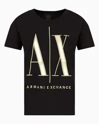 Armani Exchange OFFICIAL STORE T-shirt Regular Fit Icon Project Nero