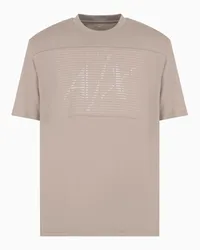 Armani Exchange OFFICIAL STORE T-shirt Regular Fit Tortora