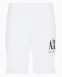 Armani Exchange OFFICIAL STORE Shorts In French Terry Icon Project Bianco