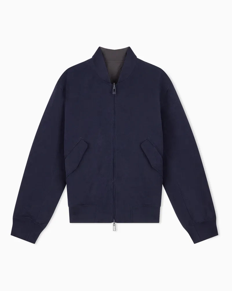 Armani Exchange Giacca blouson Crossover taglio regular Blu