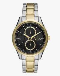 Armani Exchange OFFICIAL STORE Orologio Multifunzione In Acciaio Inossidabile Bicolore Argento