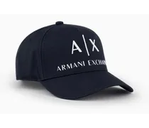 Armani Exchange OFFICIAL STORE Cappello Con Visiera Con Logo Blu