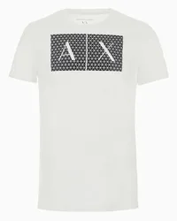 Armani Exchange OFFICIAL STORE T-shirt Slim Fit In Jersey Bianco