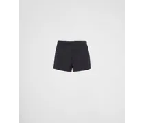 Shorts In Lana Mohair, Uomo, Nero, Taglia 52