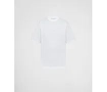 T-shirt In Cotone, Uomo, Bianco, Taglia M