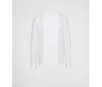 Camicia In Cotone, Uomo, Bianco