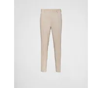 Pantaloni In Misto Cotone, Uomo, Calce, Taglia 54