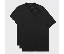 T-shirt In Jersey Di Cotone - 3-pack, Uomo, Nero, Taglia XS