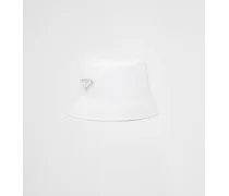 Cappello Da Pescatore In Re-nylon, Donna, Bianco