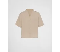 Camicia Maniche Corte In Cotone, Uomo, Corda