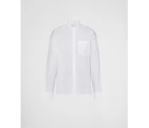 Camicia In Lino, Uomo, Bianco