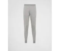 Pantaloni In Cashmere, Uomo, Grigio, Taglia 50