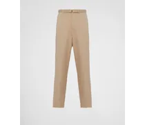 Pantaloni In Cotone, Uomo, Corda, Taglia 50