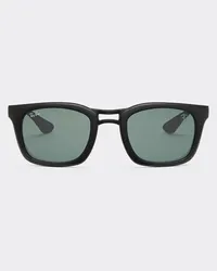 Ferrari Ray-ban For Scuderia Ferrari Rb8362mf Nero Opaco/carbonio Scuro Con Lenti Verde Scuro -  Occhiali Da Sole Nero Opaco Nero