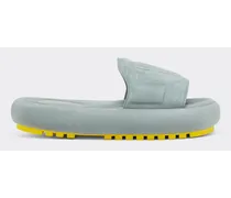 Sandalo Slipper In Suede Miami Collection -  Pantofole E Ciabatte Ingrid