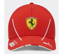 Cappellino Leclerc Replica Team Scuderia Ferrari 2024 -  Cap Rosso Corsa