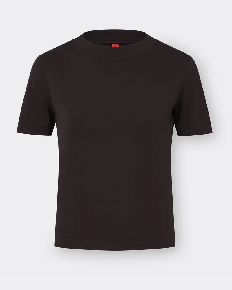 Ferrari T-shirt In Interlock - Female T-shirt Dark Brown Dark