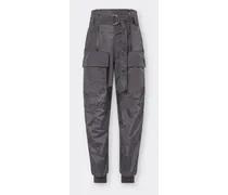 Ferrari Pantalone Cargo In Nylon Riciclato Miami Collection -  Pantaloni Dark Grey Dark