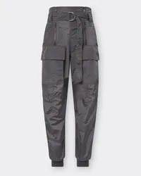 Ferrari Pantalone Cargo In Nylon Riciclato Miami Collection -  Pantaloni Dark Grey Dark