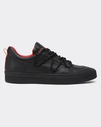 Ferrari Scarpa Sneaker In Pelle - Male Sneaker Black Black