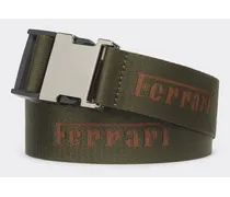 Cintura Con Logo Jacquard Ferrari -  Cinture Militare