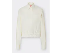 Camicia In Cotone Con Motivo Check 7x7 - Female Camicie Ivory