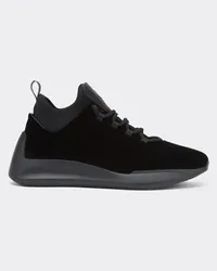 Ferrari Scarpa Sneaker In Velluto - Male Sneaker Nero Nero