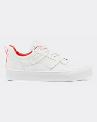 Ferrari Scarpa Sneaker In Pelle - Male Sneaker Optical White Optical