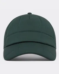 Ferrari Baseball Cap Con Motivo Check 7x7 -  Cappellini Verde Militare Verde