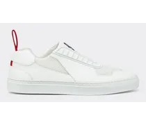 Sneakers Slip-on Uomo Con  Cavallino Rampante - Male Sneaker Bianco Ottico