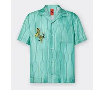 Camicia Manica Corta In Seta Miami Collection -  Camicie Aquamarine