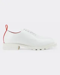 Ferrari Scarpe Derby In Pelle Liscia - Male Scarpe E Stivali Bianco Ottico Bianco