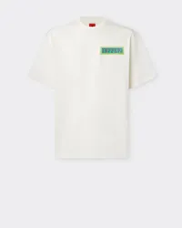 Ferrari T-shirt In Cotone Miami Collection - Male T-shirt Optical White Optical