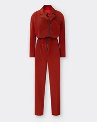 Ferrari Jumpsuit In Nylon - Female Tute Rust Rust