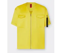 Camicia A Manica Corta In Eco-nylon - Male Camicie Giallo Modena