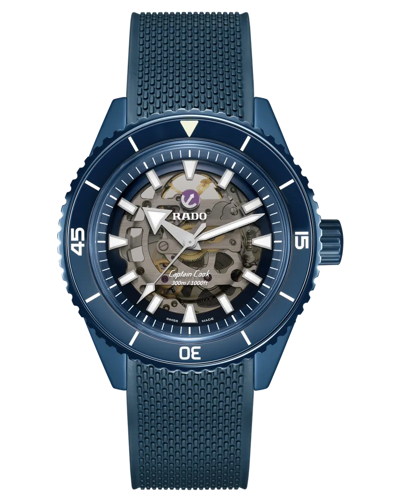 RADO Captain Cook High-Tech Ceramic Skeleton 