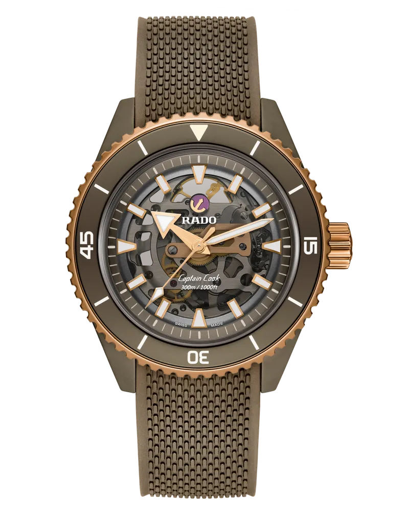 RADO Captain Cook High-Tech Ceramic Skeleton 