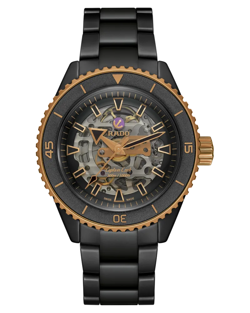 RADO Captain Cook High-Tech Ceramic Skeleton 