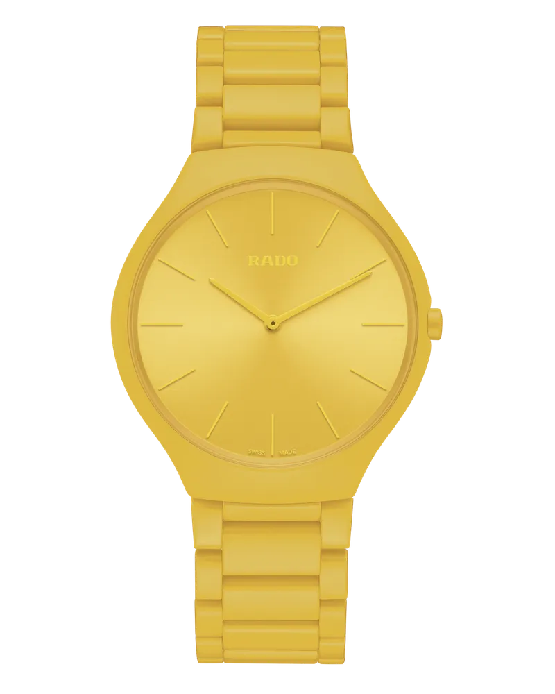 RADO True Thinline Les Couleurs Le Corbusier Sunshine yellow 4320W Colorato