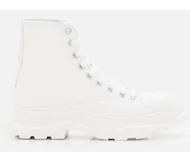 45mm Tread Slick Lace-up Sneakers | Bianco